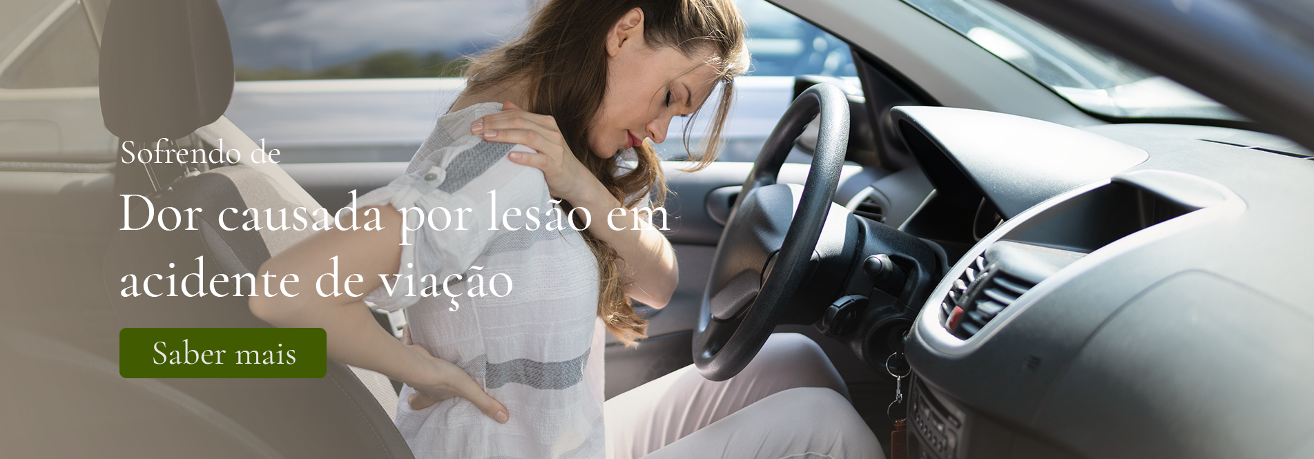 Dor causada por lesão em acidente de viação